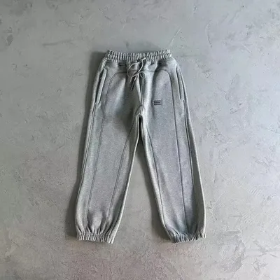 Fleece Black Gray Kroen Embroidery Basic Sports Pants Men Women Sweatpants Classic Logo Ouside Stitch Track Pants Trousers