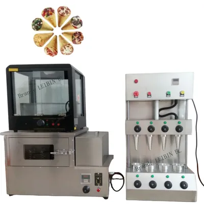 Hot Selling Commercial Pizza Cone Machine Pizza Oven Machine And Display case is simple and convenient