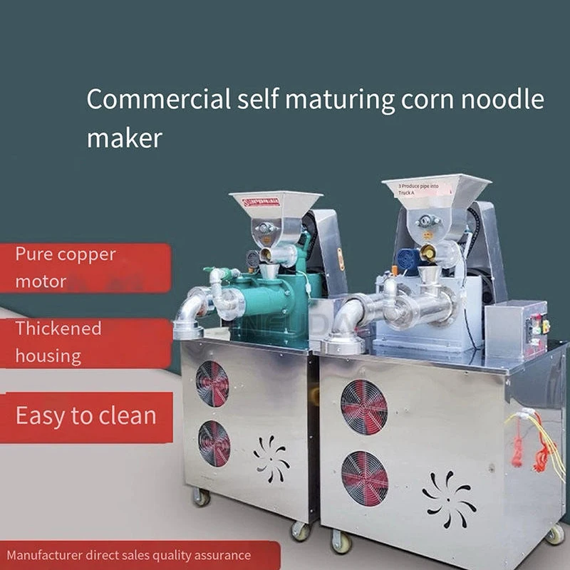 Automatic Self-cooked Corn Noodle Maker Making Machine Stainless Steel Rice Noodle Machine