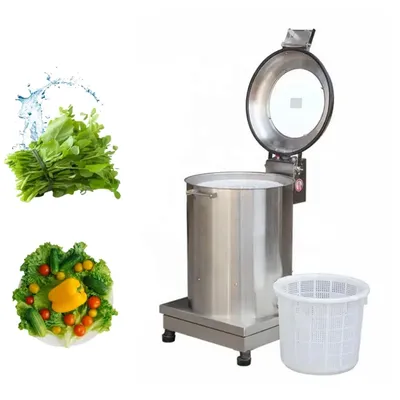 High Efficiency 220V Leaf Vegetable Centrifugal Dehydrator with Basket Fruit Drying Machine