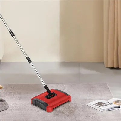 BSEVB-Carpet Sweeper Manual Carpet Sweeper Floor Sweeper Carpet Brush Detachable Carpet Cleaner For Pet Hair Dust Debris