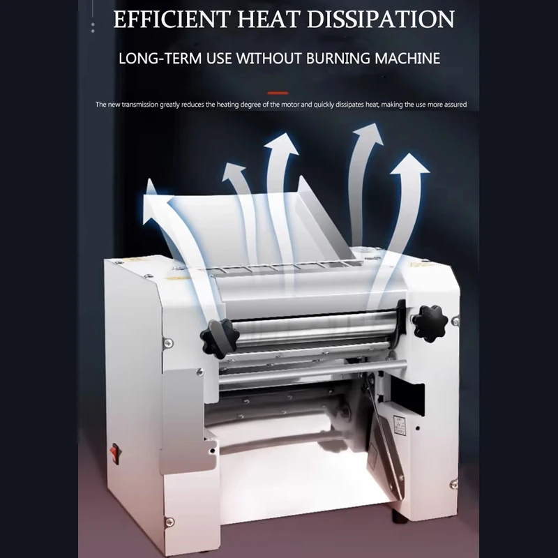 Fully Automatic Electric Stainless Steel Commercial Household Small and Medium-sized Desktop Noodle Pressing Machine