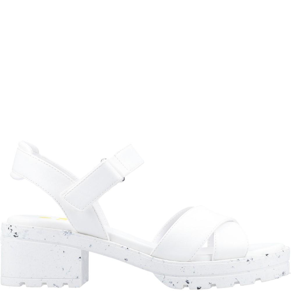 Rocket Dog Womens/ladies Luca Sandals (white) - Size UK 4 | Rocket Dog Sale | Discount Designer Brands
