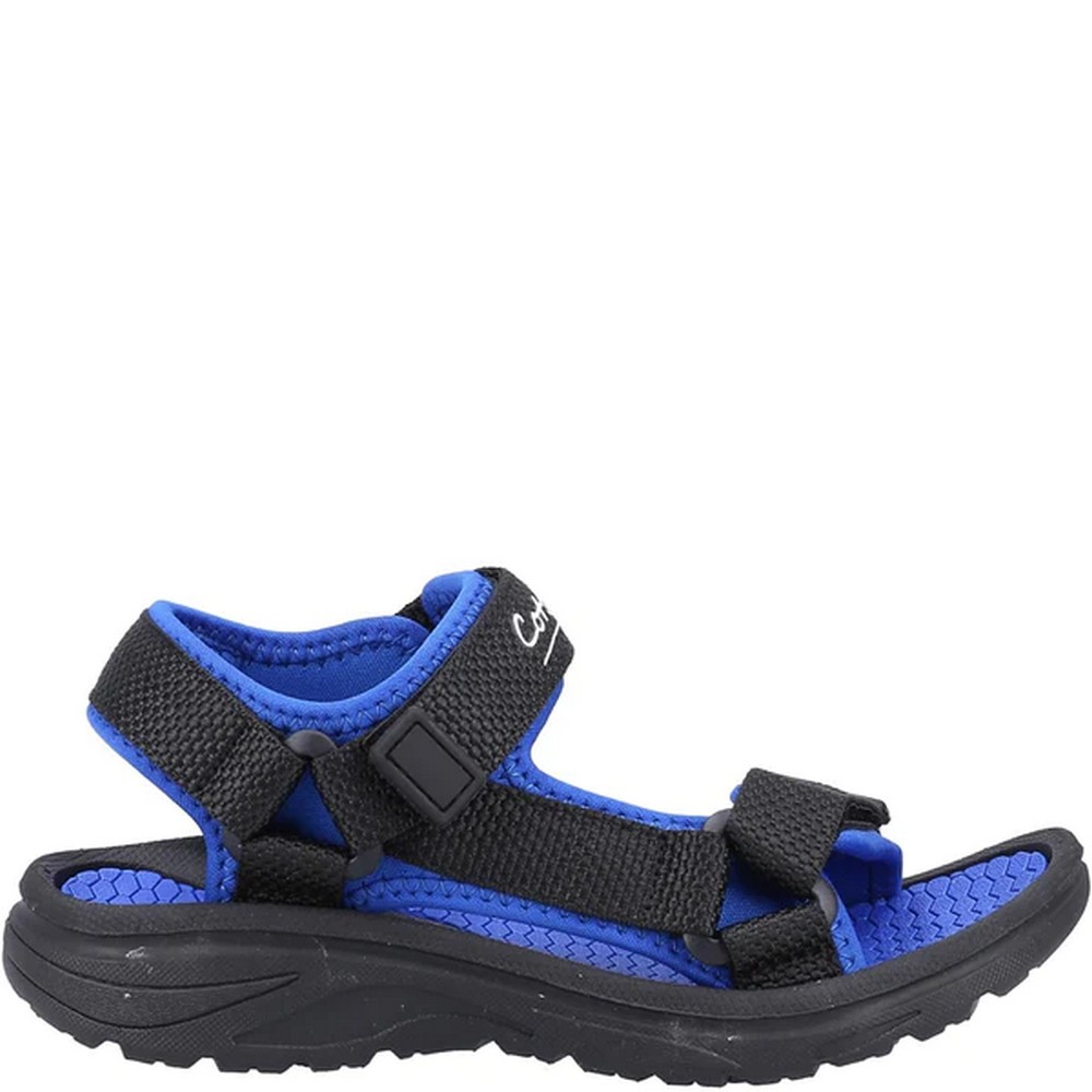 Cotswold Kids Unisex Childrens/kids Bodiam Recycled Sandals (black/navy) - Size UK 2.5 Infant | Cotswold Sale | Discount Designer Brands