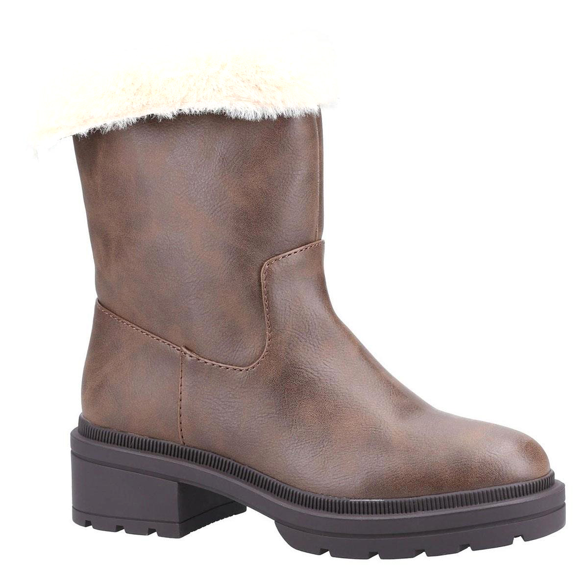Rocket Dog Womens/ladies Idea Mid Boots (brown) - Size UK 4 | Rocket Dog Sale | Discount Designer Brands