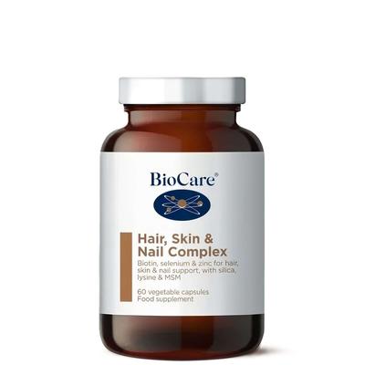 Biocare Unisex Hair, Skin & Nail Complex - 60 Vegan Capsules for Healthy Beauty - One Size | Biocare Sale | Discount Designer Brands