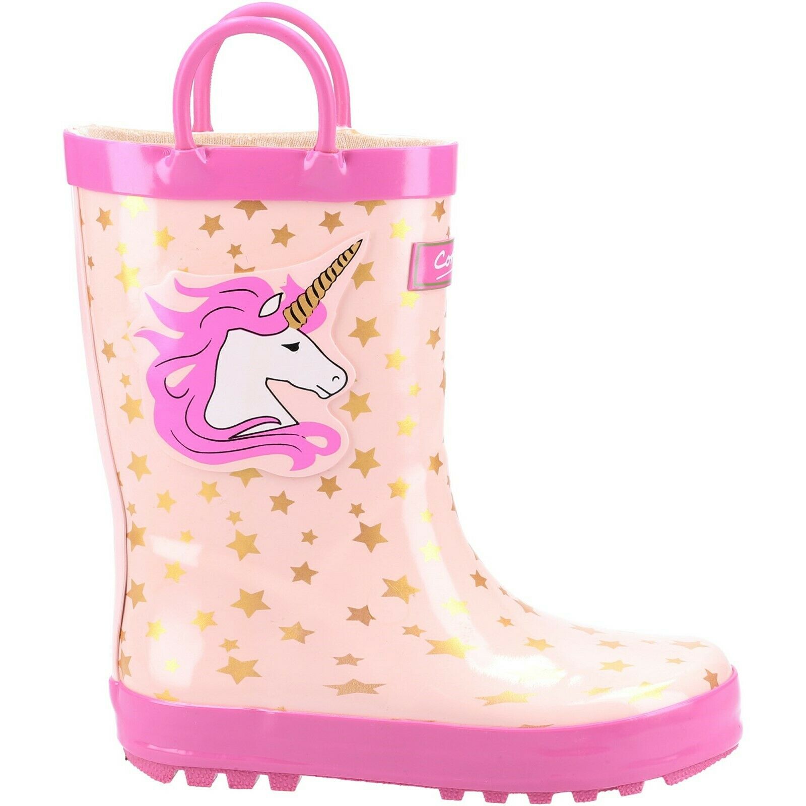 Cotswold Kids Unisex Childrens/kids Puddle Unicorn Wellington Boots (pink) Rubber - Size UK 8.5 Infant | Cotswold Sale | Discount Designer Brands