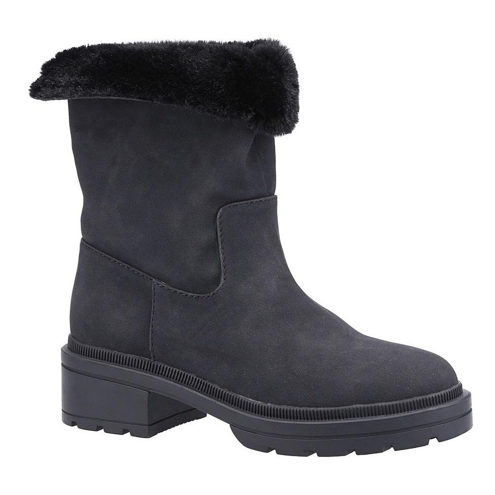 Rocket Dog Womens/ladies Idea Mid Boots (black) - Size UK 4 | Rocket Dog Sale | Discount Designer Brands