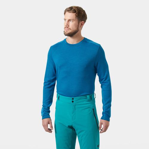 Helly Hansen Men's Lifa Merino Midweight Crew Base Layer Navy S