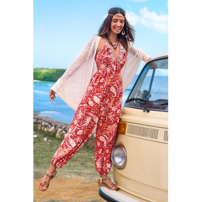 Feel the Groove Paisley Jumpsuit