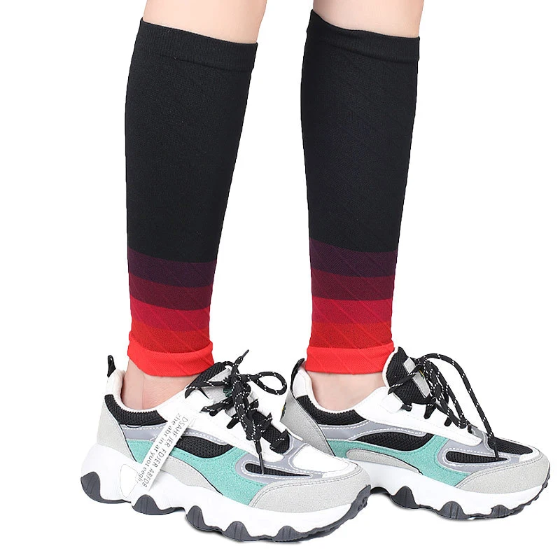 1 Paar Bein-Kompressionssocken für Männer und Frauen mit 20–30 mmHg zur Linderung von Schienbeinkantensyndrom und Krampfadern Image