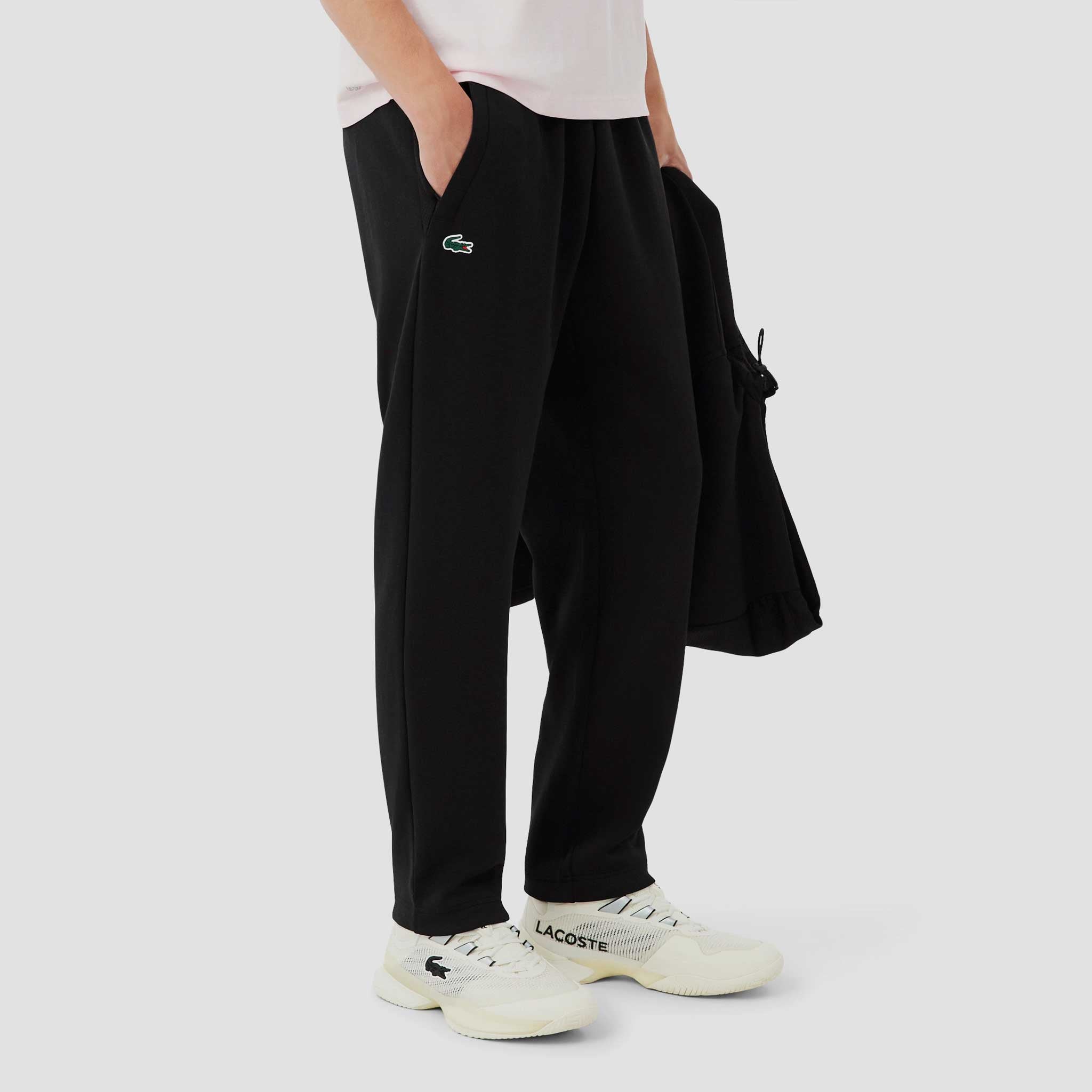 Lacoste Lightweight Sweatpants Men's Tennis Apparel Black