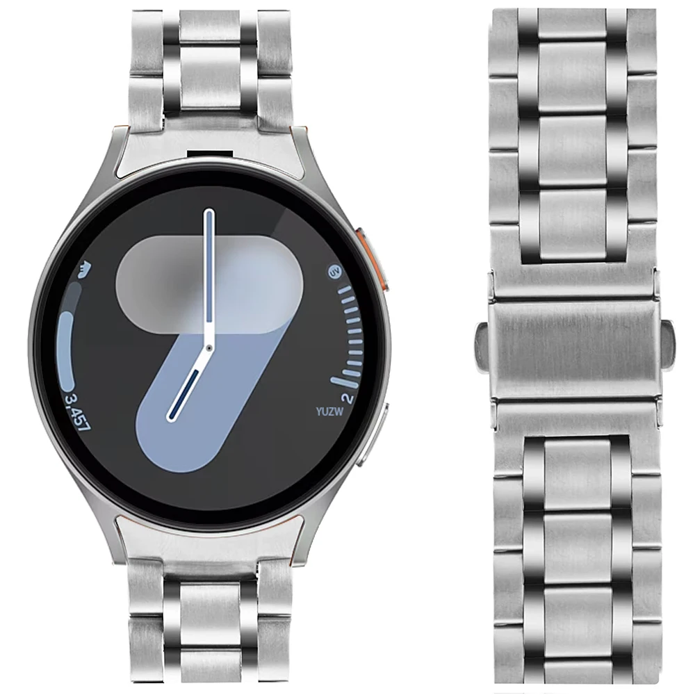 Armband für Samsung Galaxy Watch 7 Zubehör Luxus-Metallarmband Correa Galaxy Watch 7 FE 6 5 4 5Pro 45/40/44 mm Keine Lückenbänder Image