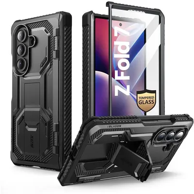 I-BLASON For Samsung Galaxy Z Fold 7 Case Armorbox Military-Grade Protective Phone Case with Tempered Glass Screen Protector
