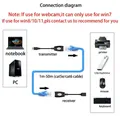 Adattatore di estensione da USB a RJ45 su cavo Ethernet Cat6 30m 50M 150ft per PC portatile Stampante USB Tastiera Mouse Win7 Webcam