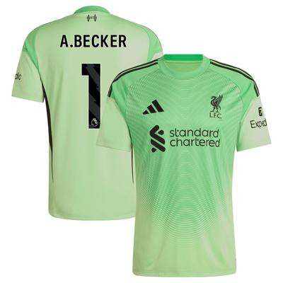 Liverpool adidas Torwart-Heimtrikot 2025/26 – Langarm mit Aufdruck A.Becker 1 Image