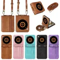 Per ZTE Nubia Flip custodia protettiva per ZTE Libero Flip A304ZT messenger bag custodia in pelle con cordino monopezzo