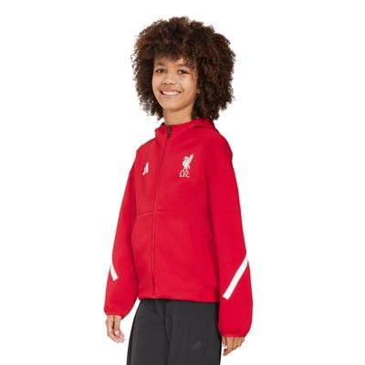 Liverpool adidas Einlaufjacke – Rot – Kinder Image
