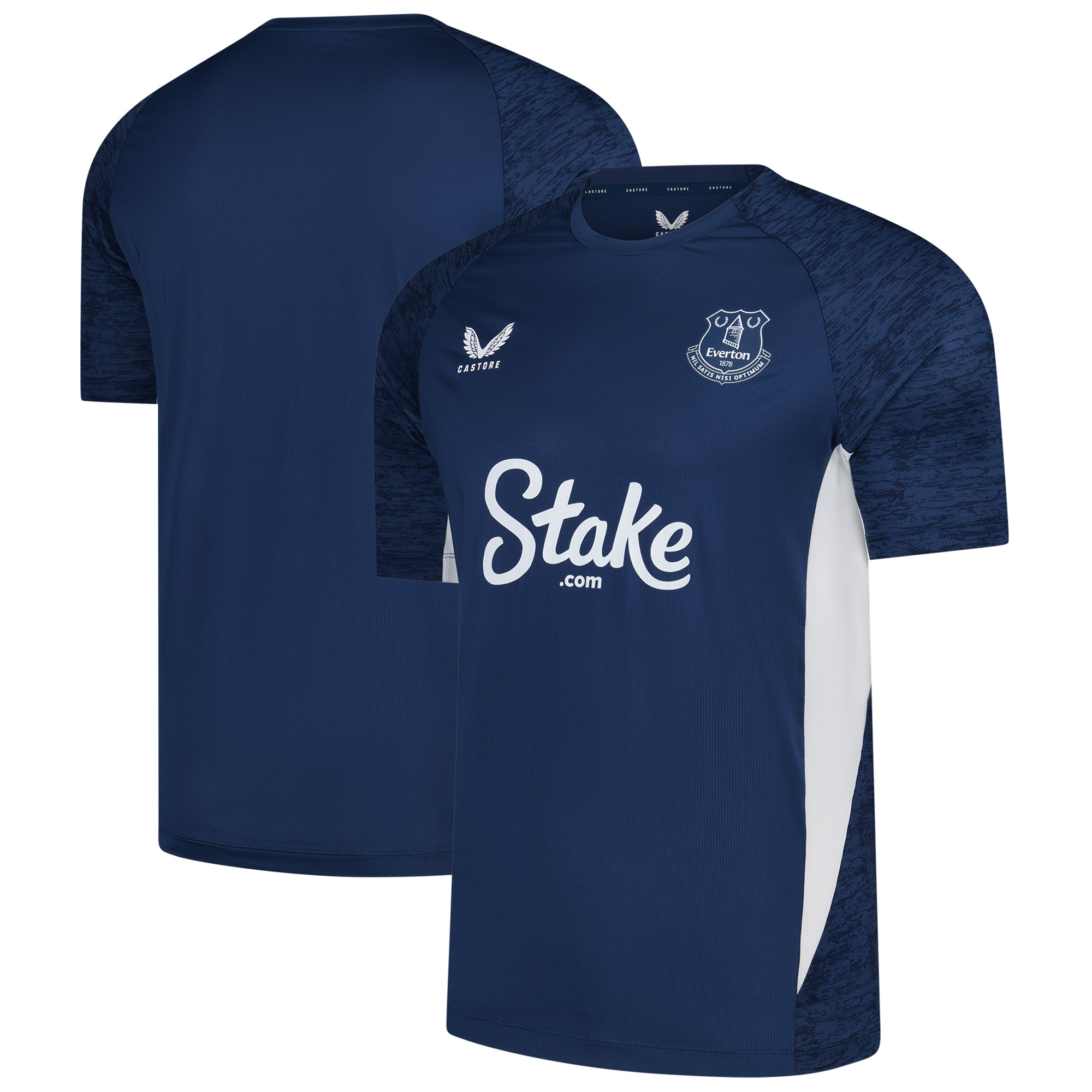 Everton Castore Trainer Trainingsoberteil - Marineblau Image