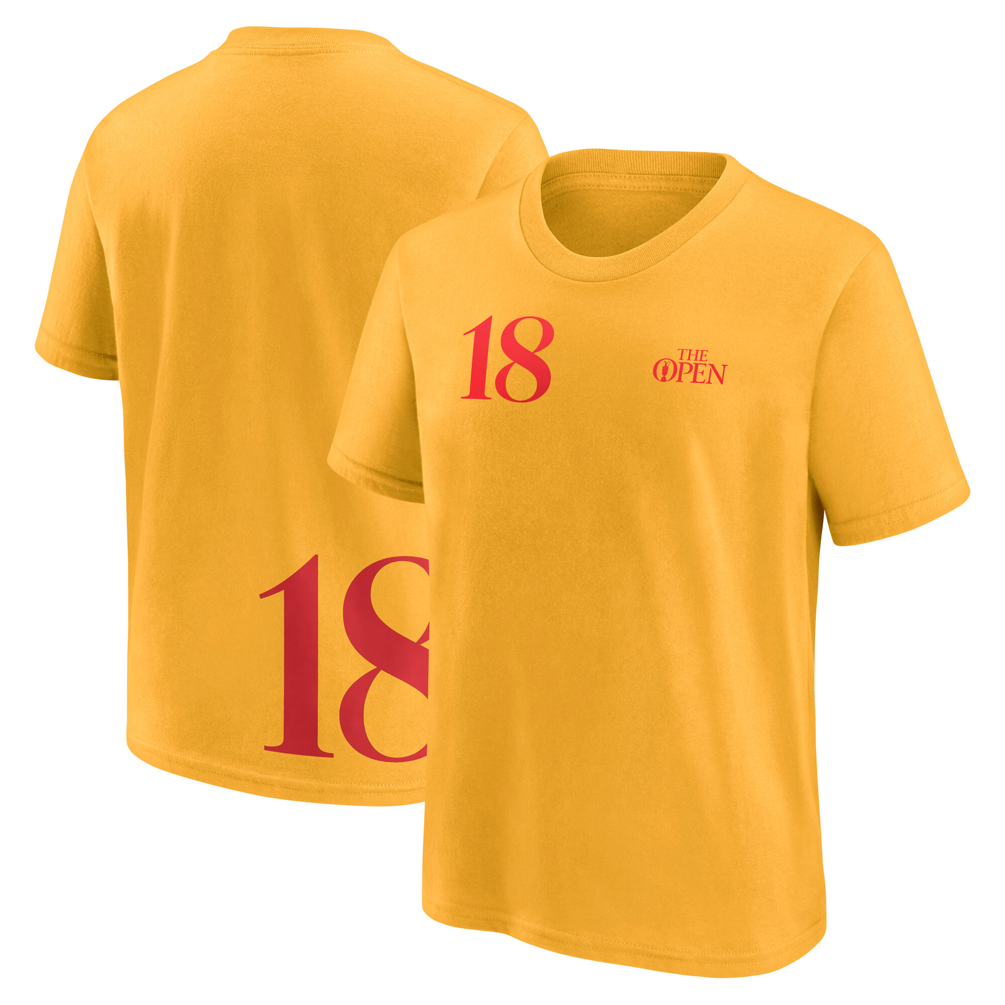 The Open Pin Flag T-Shirt – Gelb – Kinder Image