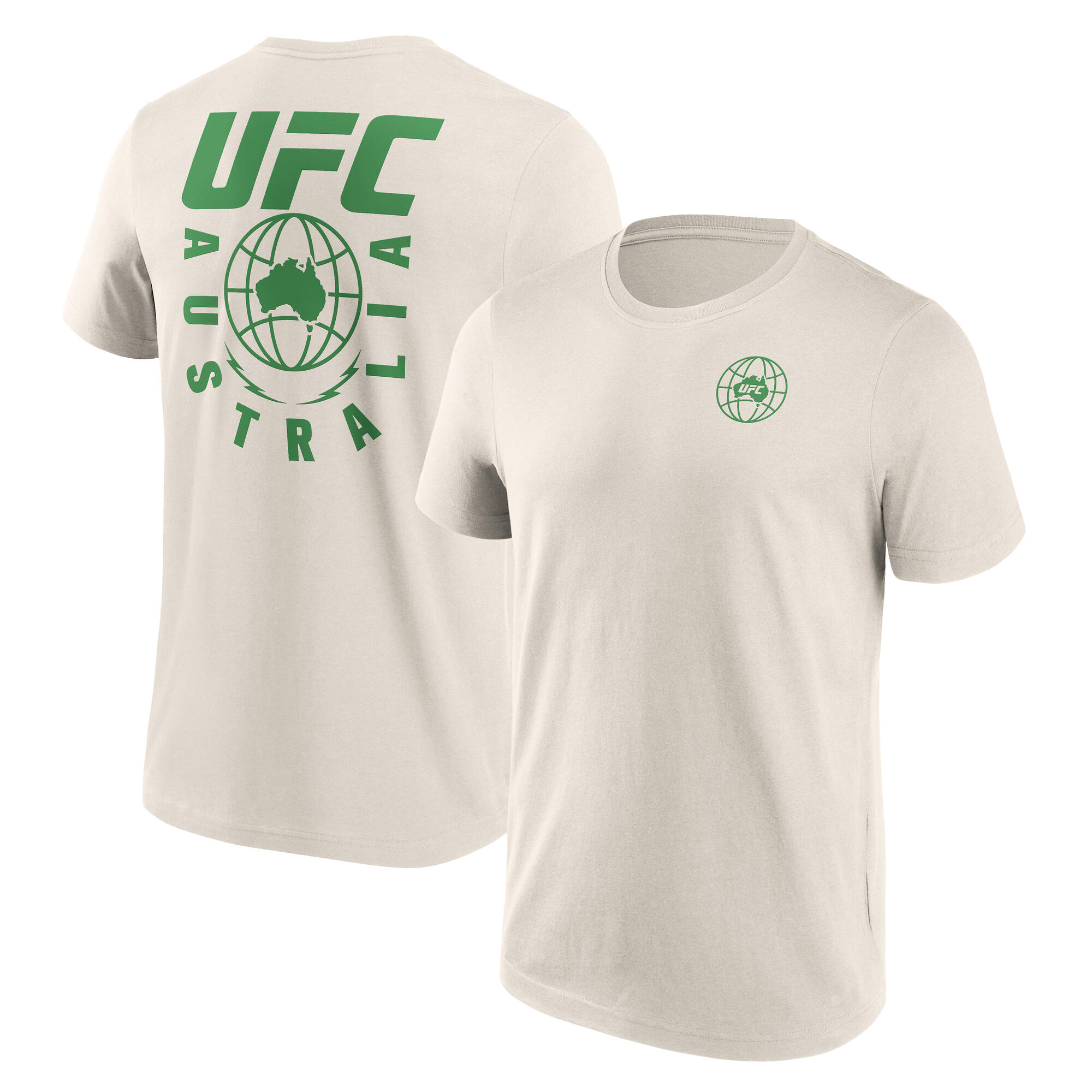 UFC Australia Hemisphere T-Shirt – Off-White – Herren Image