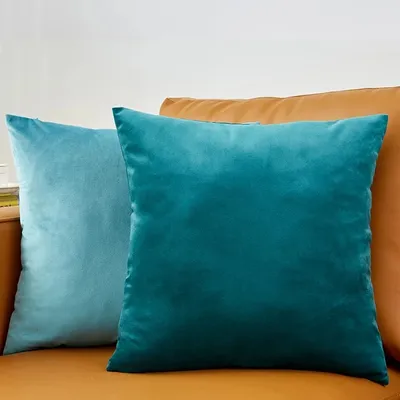 26 farben Kissen Kissen Samt Kissen Für Wohnzimmer Sofa 45*45 Kussenhoes Blau Hause Dekorative Housse De Coussin Image