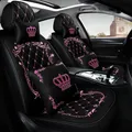 Coprisedili per auto coprisedili per berlina SUV in pelle resistente Set completo universale cinque posti cuscino anteriore e posteriore Multi Design