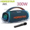 HOPESTAR A65 300W Altoparlante portatile impermeabile per esterni Blue Tooth Audio portatile Big Bass HIFI Stereo Boom Box con microfono wireless