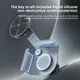 Supporto per telefono per veicoli New Energy Schermo magnetico Supporto laterale Telaio di supporto per telefono magnetico regolabile Lega di alluminio