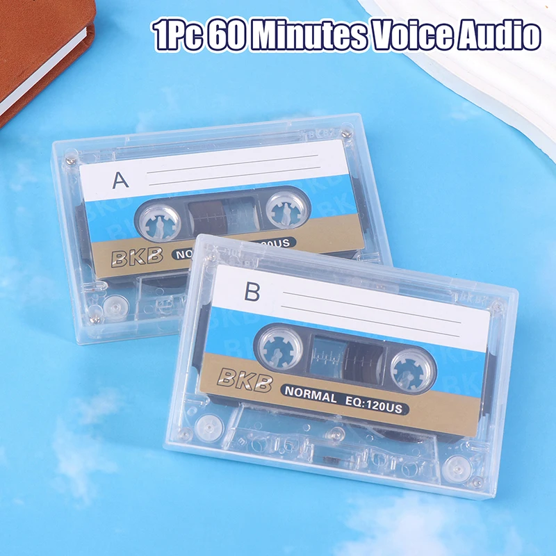 1 pièces haute qualité Standard Cassette lecteur de bande vierge vide 60 Minutes bricolage Audio bande enregistrement pour l