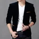 Giacca da abito in velluto a coste da uomo nuova Primavera Autunno Moda Business Abito casual Top Blazer slim a bottone singolo di alta qualità