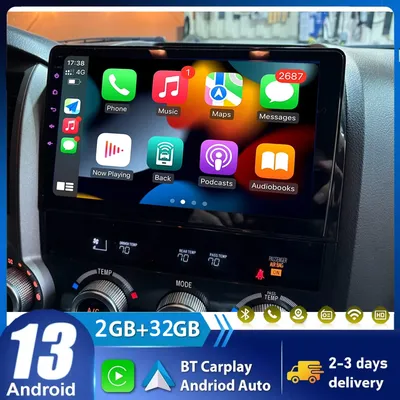 ESSGOO 10.1" Car Stereo Radio For Toyota Tundra 2007-2013/ Sequoia 2008-2019 Android 13 Carplay/Android Auto GPS Navi BT FM SWC