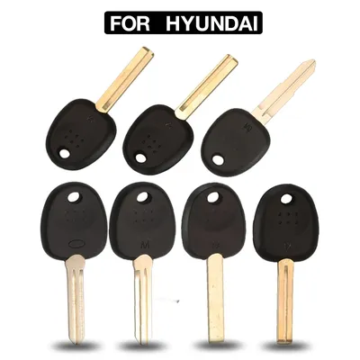 jingyuqin Transponder Chip For Hyundai Accent I30 IX35 Sonata Tiburon For Kia Sportage Sorento Car Key Shell Case Replacement