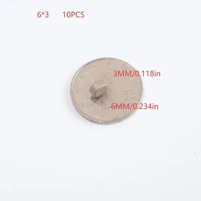 10PCS6x3MM high temperature magnet is mainly used for soldering tool of tin furnace with maximum temperature resistance of350℃