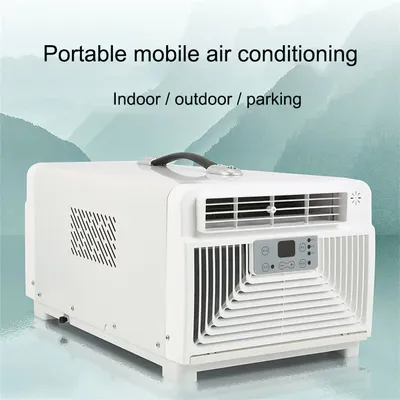 Portable Camping Tent Air Conditioner Low Noise Mini Air Conditioning For Bedroom Motorhome Camper Van Truck