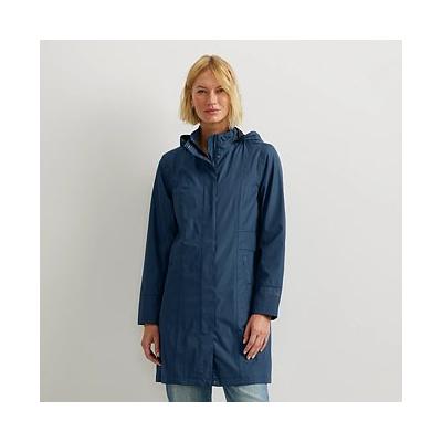 Eddie Bauer Women's Girl On The Go Waterproof Trench Coat Waterproof Rain Jacket - Plaid - Size S