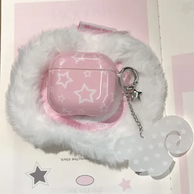 [Fp] süße hellrosa weiße Stern-Engelsflügel für AirPods Kopfhörerhülle der vierten Generation AirPodspro1/2 Generation Apple 3rd Image