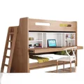 Le lit et le bureau pour enfants sont intégrés, un petit appartement avec des lits superposés supérieurs et inférieurs, des remorques mère et enfant
