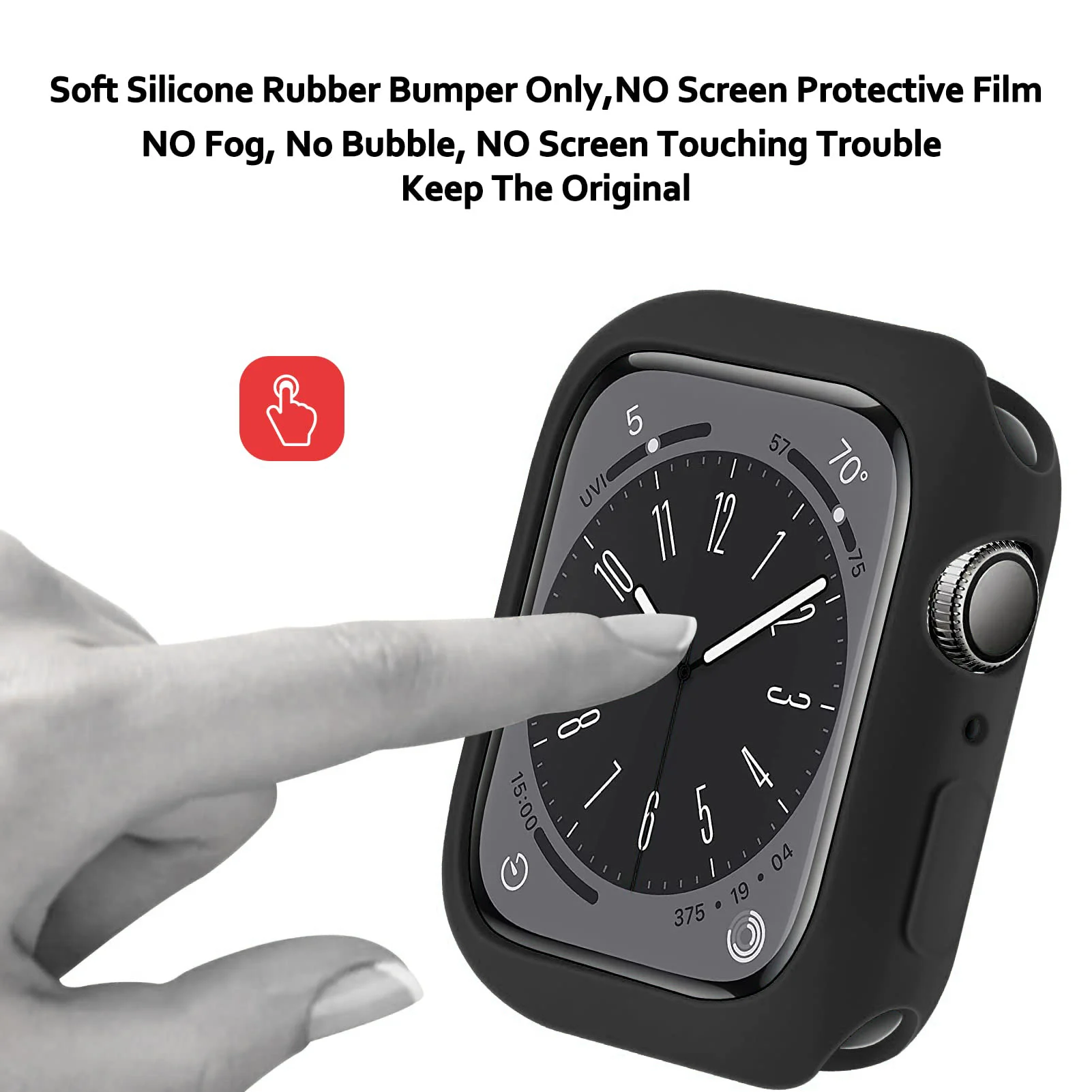 Gehäuse für Apple Watch S10 42mm 46mm kein Displays chutz voller TPU Stoßstangen abdeckung iwatch Serie S10 42 46mm Zubehör Image