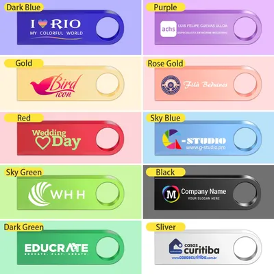 Kostenloses individuelles Logo USB-Flash-Laufwerk 64 GB Rot Blau Pen Drive32 GB Grün Lila Pendrive 16 GB Cle USB-Stick Gelb Rosa Memory Stick Image