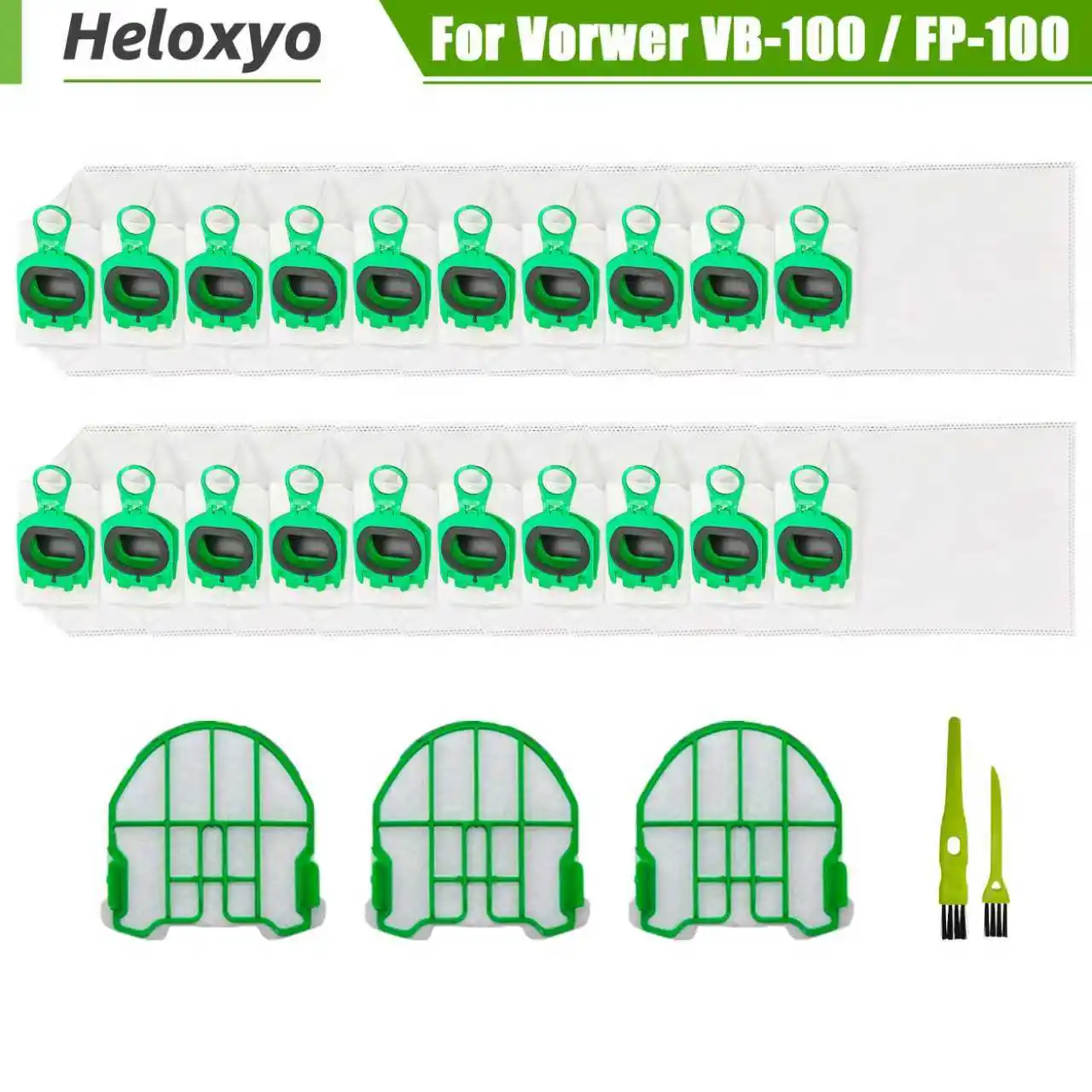 Filterbeutel Staubbeutel für Vorwerk Kobold VB 100 FP 100 VB 100 FP 100 Staubsaugerbeutel Image