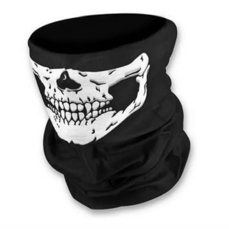 Multifunktionaler achtfarbiger Totenkopf-Bandana-Helm, Camping, Halloween, Hals-Gesichtsmaske, Paintball, Ski, Sport, Stirnband, Wanderschals Image