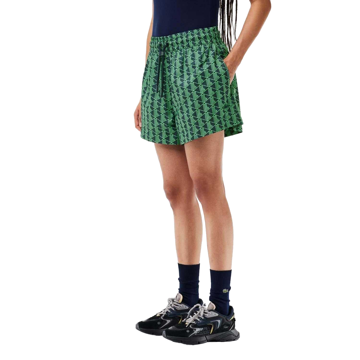 Lacoste - Shorts für Damen (Grün/Blau) Image