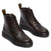 Schnürboots DR. MARTENS "Brookline Crazy Horse Leder Chukka", Herren, Gr. 44, braun (dunkelbraun), Leder, klassisch, Schuhe, Schnürboots, Boots mit Anziehlasche