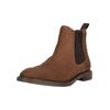 Stiefel CLARKS "Jaxen Easy", Kinder, Gr. 44,5, braun, klassisch, Schuhe, mit smartem elastischem Einstieg