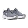 Laufschuh UNDER ARMOUR "UA Charged Surge 4", Gr. 41, steel, mod gray, weiß, Textil, Synthetik, sportlich, Schuhe