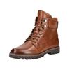 Schnürstiefelette CAPRICE "Caprice Stiefelette Leder", Damen, Gr. 40, braun (cognac), Leder, casual, Schuhe