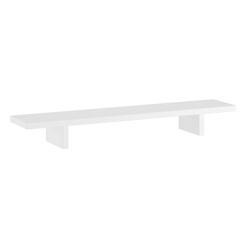 Erst-Holz Ablage, Tischaufsatz, Monitorständer, Organizer Kiefer weiß 100 cm für Laptoptisch 90.82W-90-10 Image