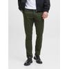 Chinos JACK & JONES "JPSTMARCO mit Stretchkomfort und schmalem Bein", Herren, Gr. 33, Länge 34, bunt (duffel bag), Web, Obermaterial: 98% Baumwolle, 2% Elasthan, unifarben, modisch, slim fit normal, Hosen, mit Reißverschluss