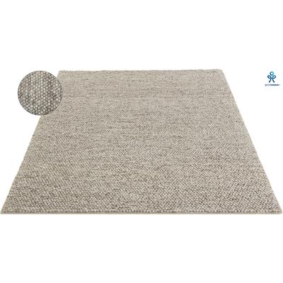 Wollteppich MY HOME "Wolly, Wolle" Gr. 7, beige (sand), B:240cm H:14mm L:320cm, Wolle, Teppiche, handgewebt, Handweb Teppiche, Wohnzimmer, Schlafzimmer, Esszimmer Image